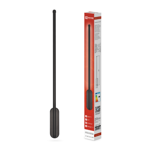 Светильник светодиодный ESTETIKA LUV-60A-40BL 10Вт 230В 4000K 700Лм 600х50x25 черный IN HOME - Фото