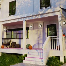 Светильник ландшафтный светодиодный настенно-потолочного монтажа «Novotech» 358919, дизайн: Хай-тек, серия: OPAL (крепление на планке)