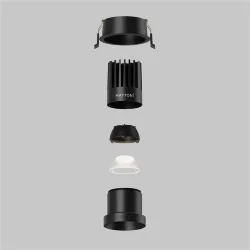 Линза для светильников серии Омут / Dip 15 Вт 40° (Прозрачный) Lens003D45-15W