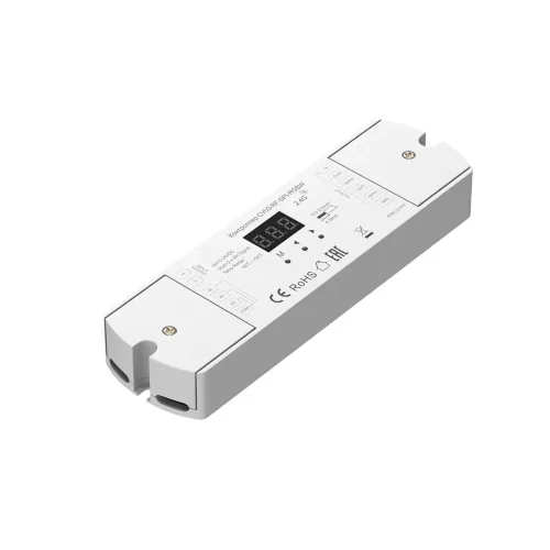 Контроллер SPI RF Цветной (RGB)+W 12-24В 168Вт (Белый) 711009 - фото