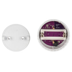 USN-A520 WS-WF WHITE Умный датчик протечки воды Wi-Fi, на батарейке CR123A н-к, Звуковое+PUSH оповещение, Напольный, Белый, Приложение UnielSmart, TM Uniel