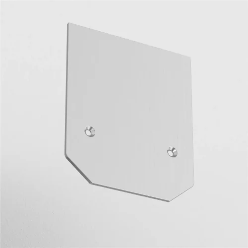 Заглушка торцевая для профиля TRA004MP-21S S35 серый (Серебро) - фото 2