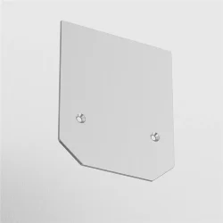 Заглушка торцевая для профиля TRA004MP-21S S35 серый (Серебро) TRA004MPEC-21S