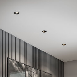 Светильник встраиваемый Tune черный 25014/01