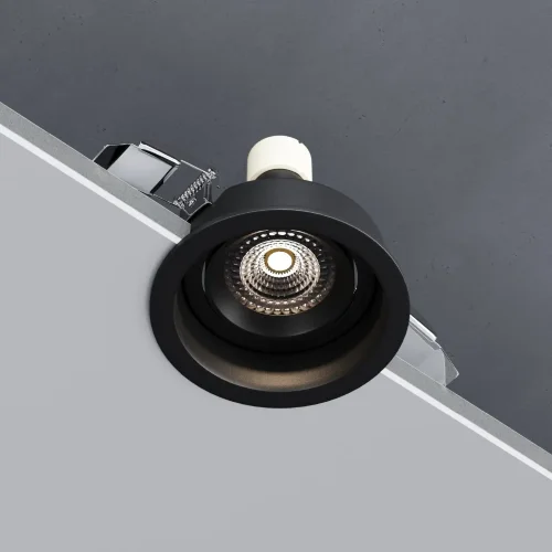 Светильник встраиваемый Tune черный 25014/01 - фото 3