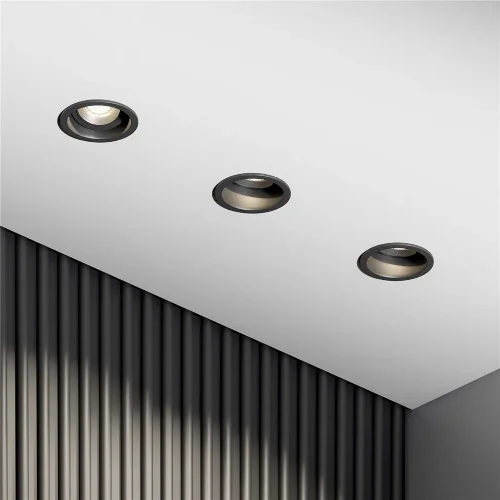 Светильник встраиваемый Tune черный 25014/01 - фото 5