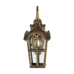 Настенный светильник (бра) Albion E27х1 60Вт IP 44 (Черный с Золотом)