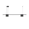 DK4061-BK Подвесной светильник ORBIT, IP20, 4xGU10 LED до 15 Вт, черный матовый, алюминий. Фото 3