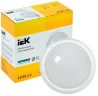 Светильник светодиодный ДПО 5050 18Вт 4000К IP65 круг бел. IEK LDPO0-5050-18-4000-K01 - фото 2