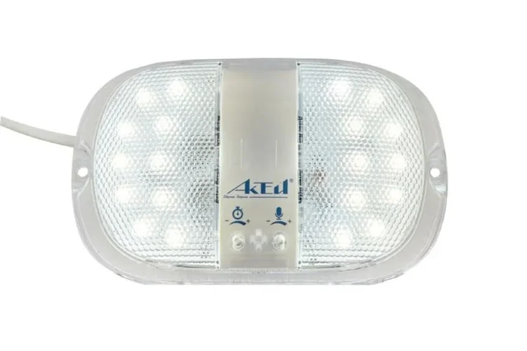 Светильник светодиодный ЖКХ Персей 8Вт IP30 с оптико-акустическим датчиком 3 режима работы Актей СА-7008У - фото