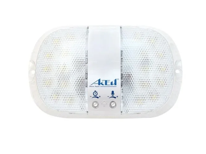 Светильник светодиодный ЖКХ Персей 8Вт IP30 с оптико-акустическим датчиком 3 режима работы Актей СА-7008У - фото 4