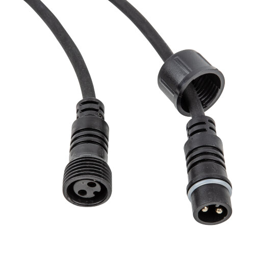 UDL-K230 6-E27-5M IP54 BLACK BELT-LIGHT GREENHOUSE Гирлянда для освещения теплиц, 5м + 3м сетевой шнур, 6 подвесов 1м с патроном E27, шаг 100см, Чёрная, TM Uniel - фото 4