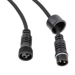 UDL-K230 6-E27-5M IP54 BLACK BELT-LIGHT GREENHOUSE Гирлянда для освещения теплиц, 5м + 3м сетевой шнур, 6 подвесов 1м с патроном E27, шаг 100см, Чёрная, TM Uniel