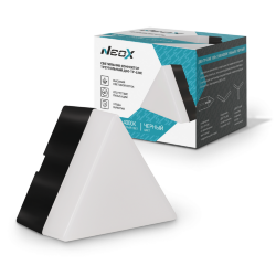 Светильник-коннектор треугольный ДБО-ТР-LINE 10Вт 230В 4000К черный NEOX