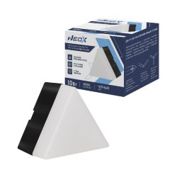 Светильник-коннектор треугольный ДБО-ТР-LINE 10Вт 230В 4000К черный NEOX