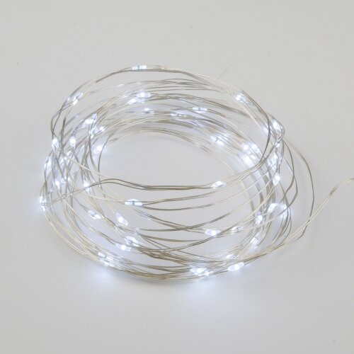 ULD-S0500-050-SCB-2AA WHITE IP20 DEW Гирлянда светодиодная на батарейках 2AA не в-к, Роса, 5м, 50 светодиодов, Белый свет, Провод медный, TM Uniel - фото 2