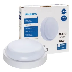 Светильник светодиодный уличный накладной круглый 20W/4000K IP54 d200 1600Lm | WT045C LED20/NW PSU | - PHILIPS