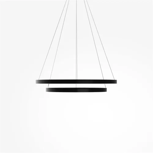 Подвесной светильник Rim 3000-4000К 83Вт (Черный) - фото 4