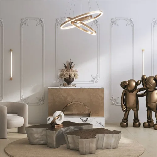 Подвесной светильник Rim 3000-4000К 83Вт (Черный) - фото 7