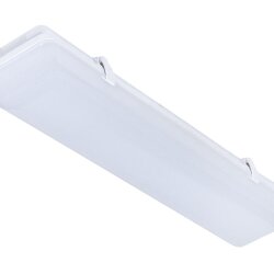 Подвесной офисный светодиодный светильник Батон 20 Вт IP54 660x150x100 мм 3000К Опал