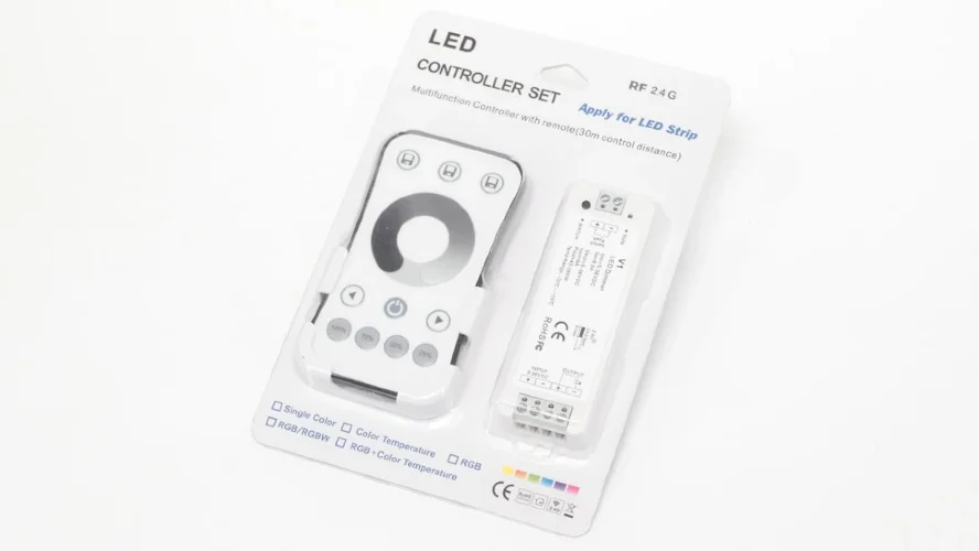 Контроллер с пультом DIM RF V1 IC28 (5-36V, 40-388W) - фото I