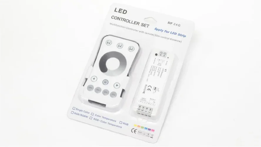 Контроллер с пультом DIM RF V1 IC28 (5-36V, 40-388W) - фото I