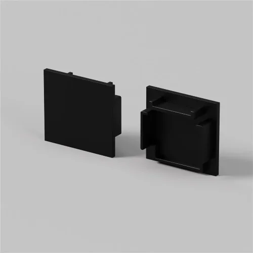 Комплект заглушек (для профиля 25×22) 2 шт., ALM-2522-B-EC 642066 (Черный) - фото 2
