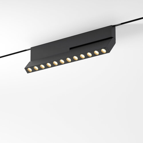 Mini Magnetic Трековый светильник 12W 3000K черный - фото 1