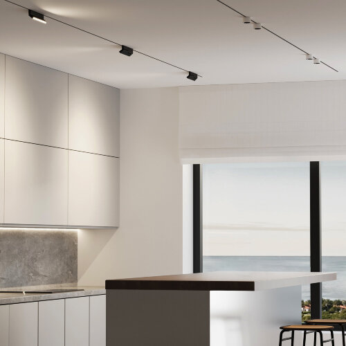 Mini Magnetic Трековый светильник 12W 3000K черный - Фото 2