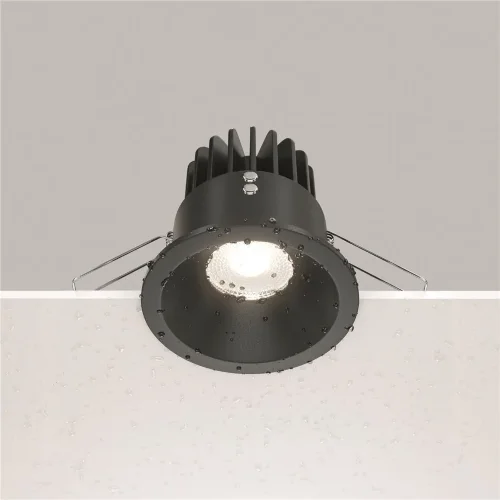 Встраиваемый светильник Zoom 4000K 1x12Вт 60° IP 65 Dim Triac (Черный) - фото 10