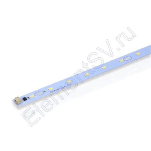 Светодиодная линейка 2835, 12 led, 220V, 5W, 350mm, D181, warm white - фото.