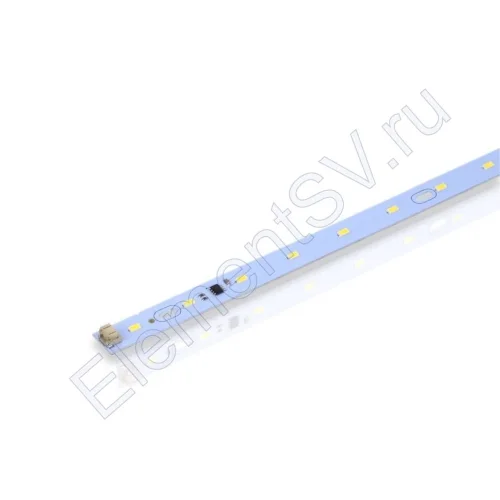 Светодиодная линейка 2835, 12 led, 220V, 5W, 350mm, D181, warm white - фото 2.