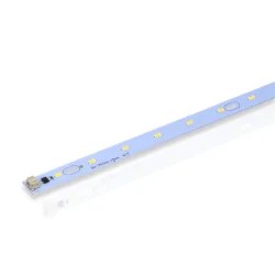 Светодиодная линейка 2835, 12 led, 220V, 5W, 350mm, D181, warm white