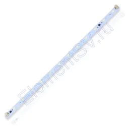 Светодиодная линейка 2835, 12 led, 220V, 5W, 350mm, D181, warm white