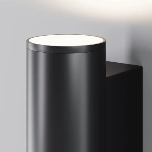 Настенный светильник Труба / Tube 3000K 6Вт IP 65 (Черный) O508WL-L6B3K - фото 2