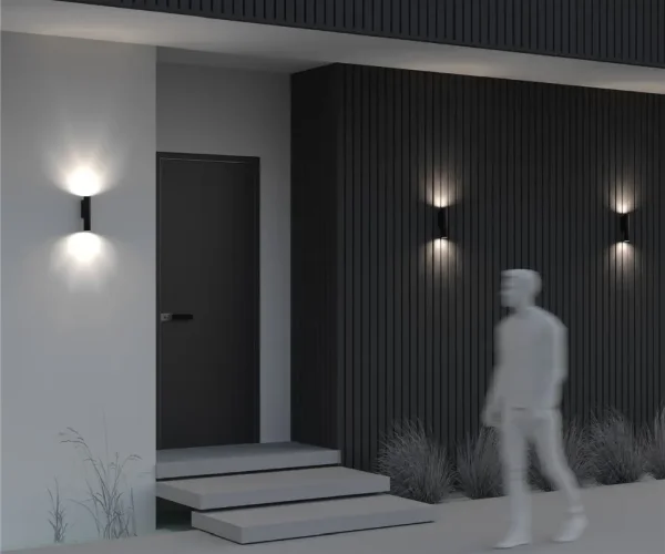 Настенный светильник Труба / Tube 3000K 6Вт IP 65 (Черный) O508WL-L6B3K - фото 7