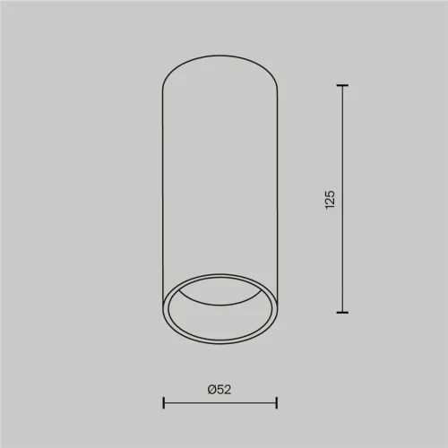 Потолочный светильник Фокус / FOCUS LED 12 Вт 4000 К 50° (Платина) C056CL-L12W4K-W-PT - фото 8