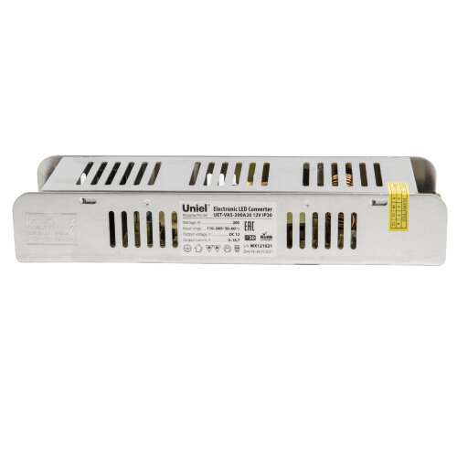 UET-VAS-200A20 12V IP20 Блок питания, 200Вт, Металлический корпус, TM Uniel - фото 3