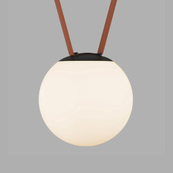 Cветильник для трека-ремня Belty, серия Orb, со светодиодом, D180*H181мм, 48V DC, 10W, RA90, 120°, 3000K, IP20, белый, акрил, Denkirs DK5553-BK