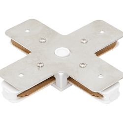 'X-Коннектор для однофазных  трековых систем, белый,CN2-WH-X 003726