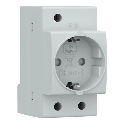 Розетка РДЕ-47 16А (под евро вилку с заземлением) PROxima EKF RDE4716 - фото