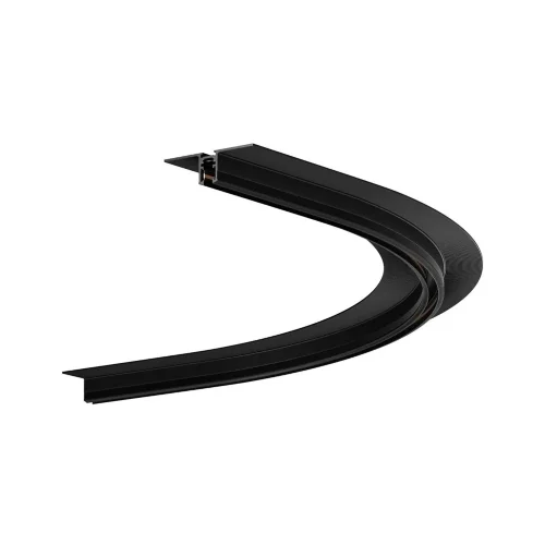 Коннектор радиусный D600 встраиваемый под ГКЛ 9,5мм Levity черный (Черный) - фото