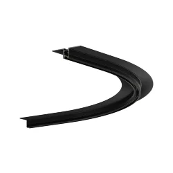 Коннектор радиусный D600 встраиваемый под ГКЛ 9,5мм Levity черный (Черный)