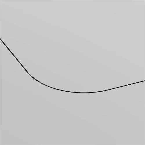 Коннектор радиусный D600 встраиваемый под ГКЛ 9,5мм Levity черный (Черный) - фото 3