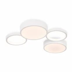 Потолочный светильник FR6080CL-L92W Молекула / Molecule 69 Вт LED с пультом ДУ (Белый) FR6080CL-L92W