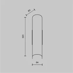 Настенный светильник (бра) Gioia E14х2 40Вт (Хром)