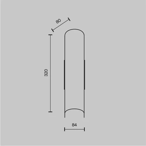 Настенный светильник (бра) Gioia E14х2 40Вт (Хром) - фото 5