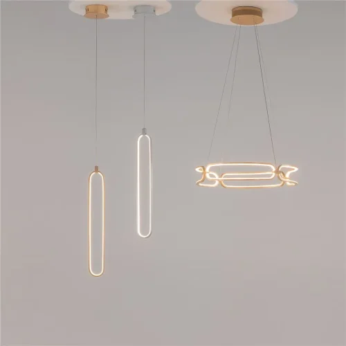 Подвесной светильник Chain 3000K 50Вт (Золото) - фото 4