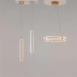 Подвесной светильник Chain 3000K 50Вт (Золото)