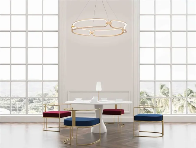 Подвесной светильник Chain 3000K 50Вт (Золото) - фото 10